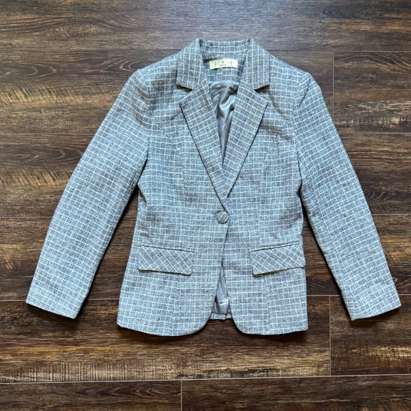 Source Unknown Jackets & Blazers - Women’s Plaid Blazer Jacket M
